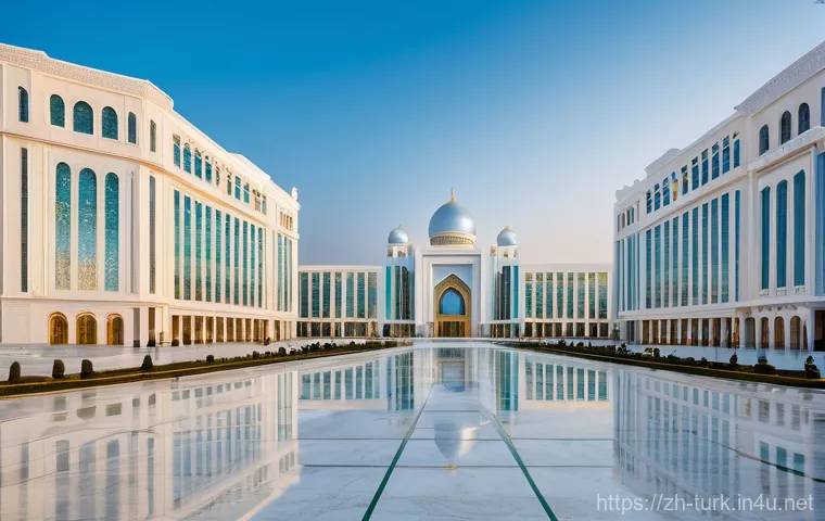 투르크메니스탄 주요 사건 연대기 - **Prompt:** "A majestic and serene depiction of Turkmen nomadic heritage. The image features a small...