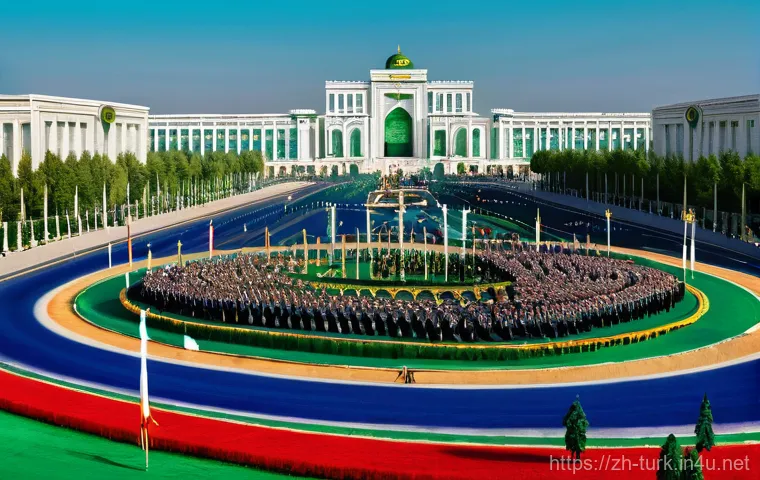 투르크메니스탄 독립기념일 - Here are three detailed image prompts: 투르크메니스탄 독립기념일 - Here are three detailed image prompts: