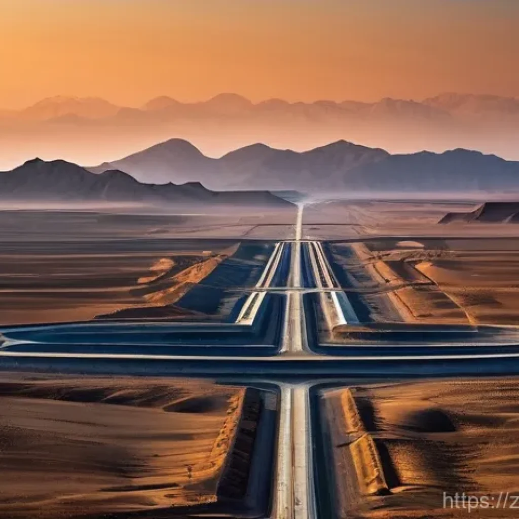 투르크메니스탄과 러시아 관계 - **Prompt 1: Energy Heartbeat and Ancient Lands**
"A majestic, wide-angle shot of a vast, arid la...