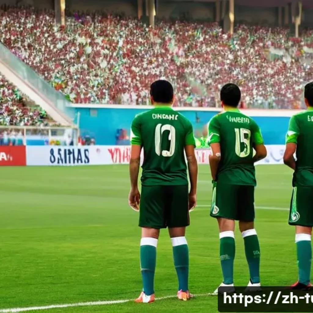 투르크메니스탄 축구 대표팀 - **Prompt 1: The Iron Defense of the Green Hawks**
"A wide shot of the Turkmenistan national foot...